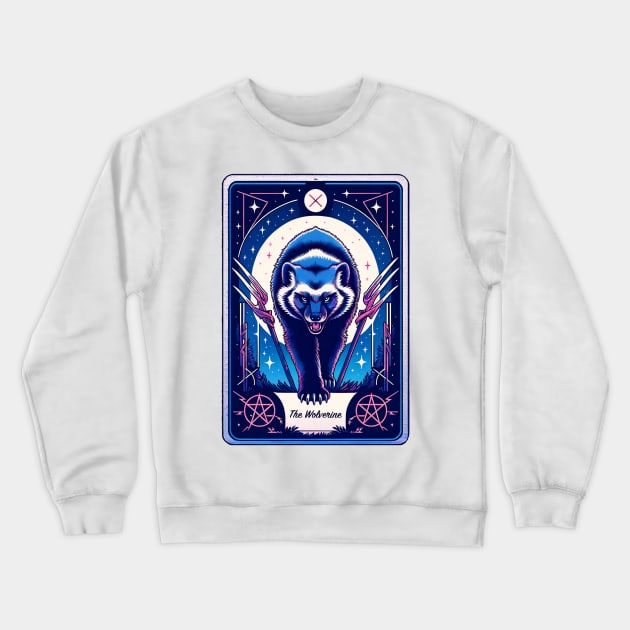 The Wolverine Tarot Crewneck Sweatshirt by L.C. Tarot